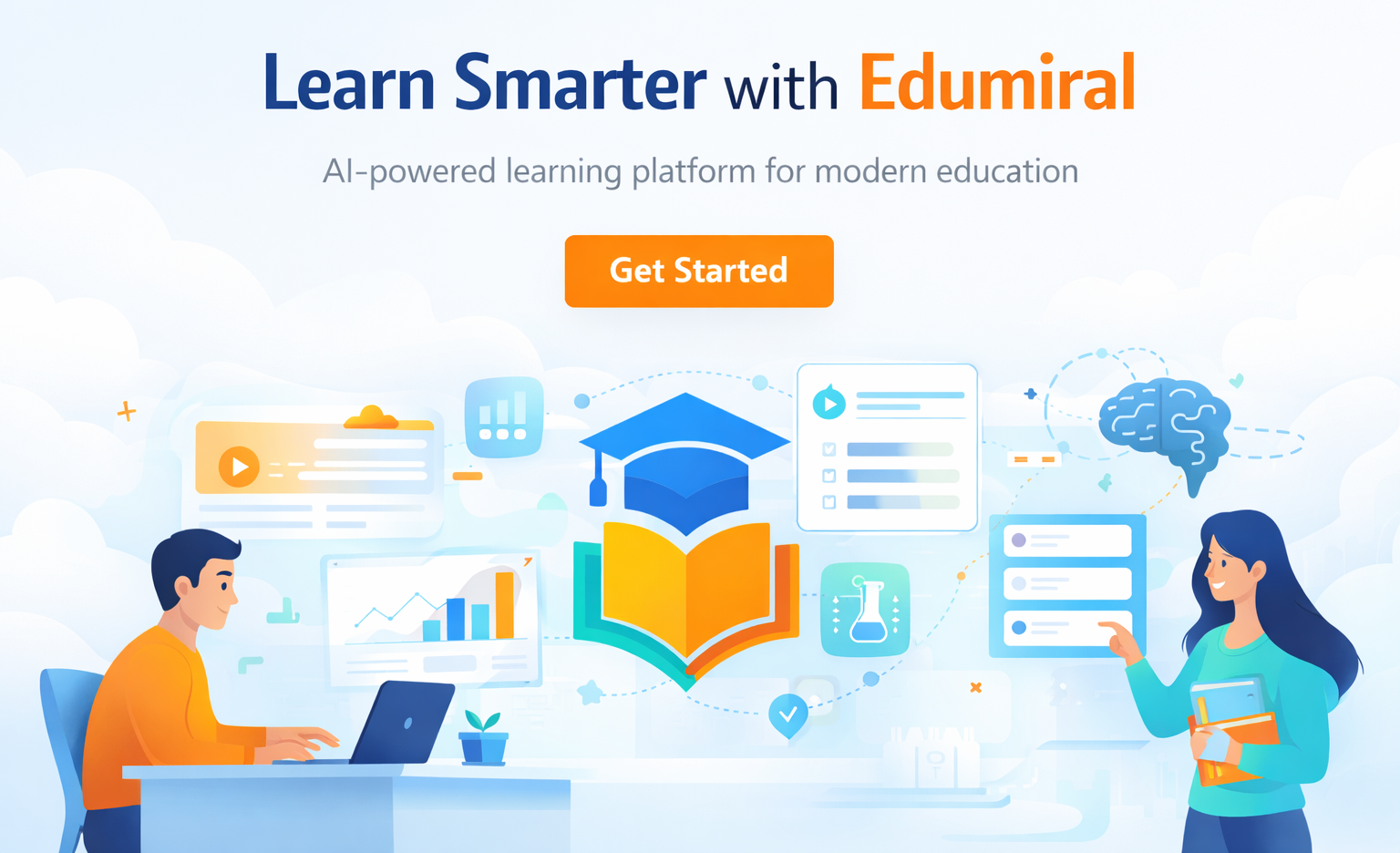 Edumiral — Smart Learning for Bright Futures. Get Started.