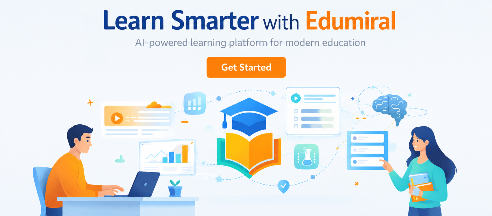 Edumiral — Smart Learning for Bright Futures. Get Started.